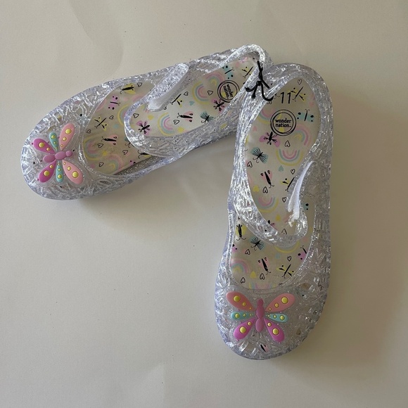 wonder nation Shoes Wonder Nation Toddler Girls Mary Jane Glitter